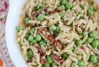 Vibrant Whole Wheat Orzo with Pesto and Sweet Peas
