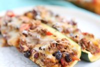 Reinvented Chili Zucchini Boats