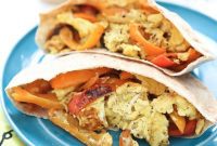 Savory Egg and Pepper Pita Pockets