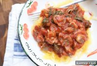 Rustic Sausage and Mushroom Bolognese with Spaghetti Squash