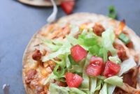 Salsa Chicken and Bean Baked Tostadas: My 2016 Focus Word