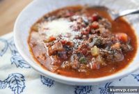 Hearty Beef and Tomato Garden Soup