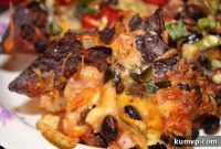 Black Bean Nachos with Blood Orange Sparkle