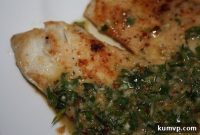 Crispy Pan Fried Tilapia with Bonefish Grill Chimichurri