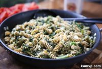 Emerald Pesto Pasta with Lean Turkey and Garden Kale