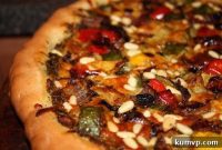 Rustic Roasted Vegetable Pesto Pizza