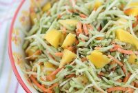 Mango Mustard Broccoli Slaw