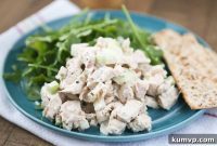Chargrilled Lemon Pepper Chicken Salad with Creamy Greek Yogurt Dressing