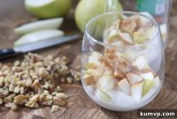 Velvety Greek Yogurt Parfait with Golden Pears and Crunchy Walnuts