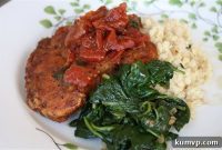 Sticky Balsamic Chicken with Wilted Spinach and Fluffy Couscous
