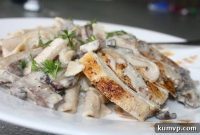 Creamy Cashew Chicken and Mushroom Delight