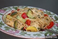 Zesty Lemon Chicken & Garden Veggie Pasta