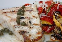 Chargrilled Swordfish with Rosemary and Capers