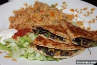 Zesty Black Bean Tortilla Melts