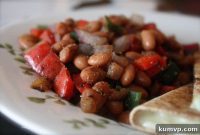 Golden Quesadillas with Savory Pintos and Peppers: A Quick Dinner Idea