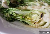 Chargrilled Baby Bok Choy with Zesty Sesame Vinaigrette