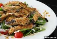 Eating Your Way Out of a Funk: Spinach and Eggplant Salad