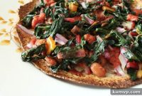 Colorful Chard Tortilla Pizza for Your Solo Meal