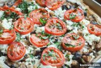 Rustic Mushroom and White Bean Tart