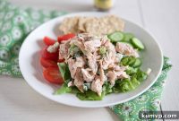 Flaked Salmon Salad Delight