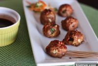 Sticky Chili Garlic Turkey Meatballs