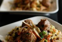 Crunchy Wonton Asian Mushroom Slaw