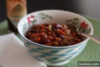 Bush’s Hearty Two-Bean Turkey and Vegetable Chili
