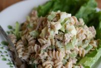 Silky Greek Yogurt Tuna Pasta Salad