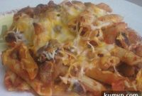 Southwestern Penne Bake with Cilantro-Lime Veggie Medley