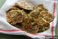 Golden Ricotta and Spinach Fritters