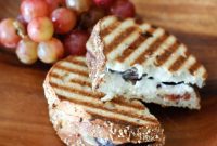 Gourmet Fig Goat Cheese Panini with Honey and Toasted Almonds