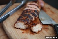 Maple Chili Glazed Pork Tenderloin
