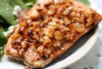 Honey Mandarin Almond Salmon Feast