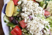 Horiatiki Classic Greek Village Salad Recipe
