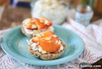 Honeyed Peach Almond Ricotta Spread