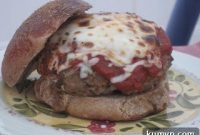 Garlic Bread Turkey Bolognese Burgers