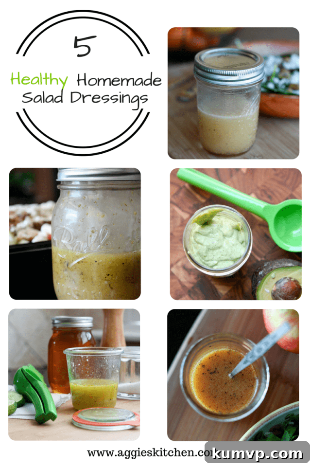 5 Wholesome Salad Dressings You Can Make at Home 2 Healthy Homemade Salad Dressings: Fresh Flavors for Every Meal