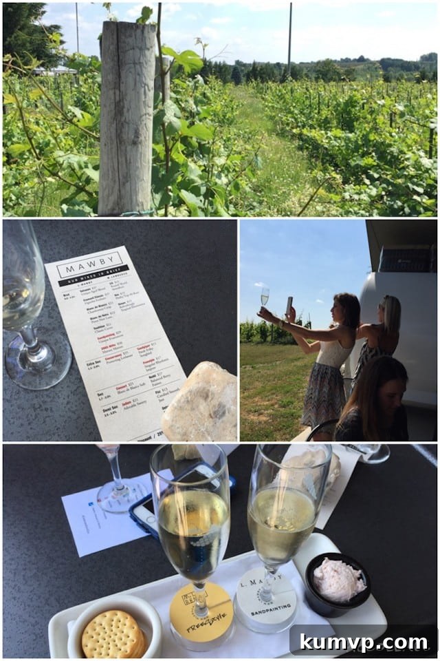 Traverse City Blogger Retreat: Sharing By The Shore 5 Wine tasting at L. Mawby Winery, a highlight of our Traverse City blogger trip