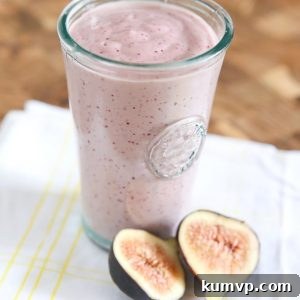 Sweet Fig & Greek Yogurt Smoothie 4 Delicious Fresh Fig Greek Yogurt Smoothie