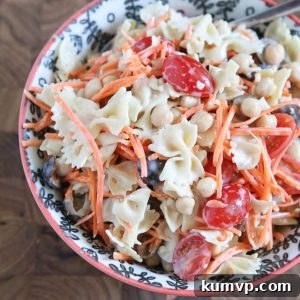 Ceasar Pasta Salad with Chickpeas