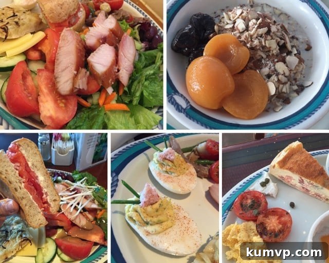 My Favorite Ruby Princess Breakfast: Bircher Muesli with Fresh Fruit 4 Food from Princess Cruise, including Bircher Muesli