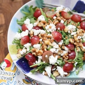 Small image of the finished Wheat Berry and Arugula Salad, perfect for recipe card preview.