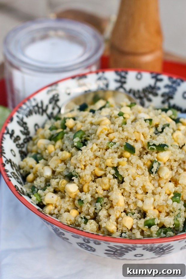 Fresh Corn and Quinoa Salad for Summer Meals