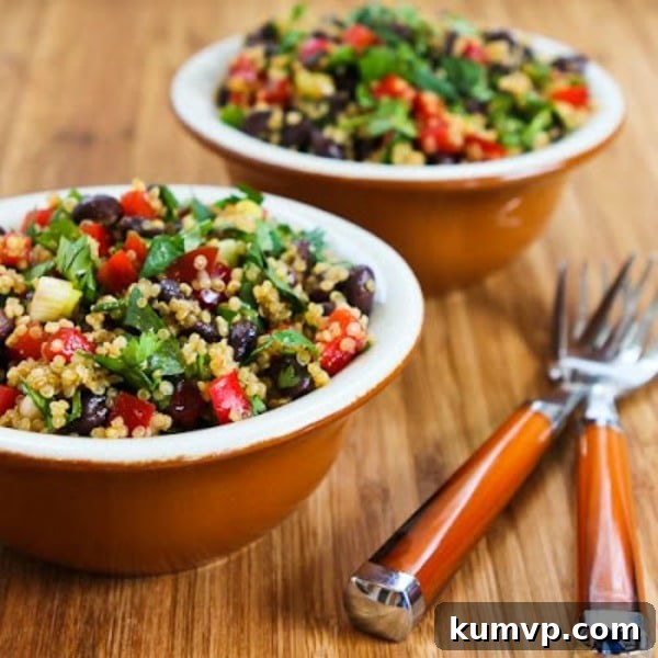 Southwestern Quinoa Salad - Spicy and Refreshing