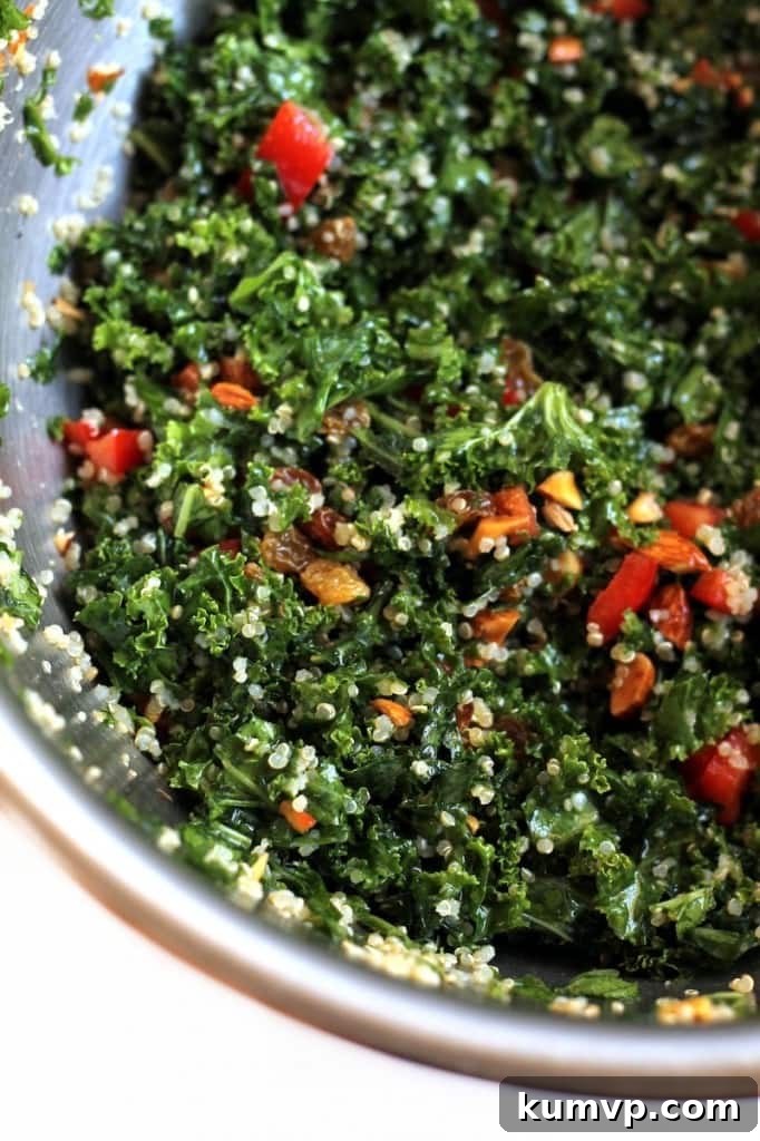 Quinoa and Kale Salad - Healthy Greens and Grains