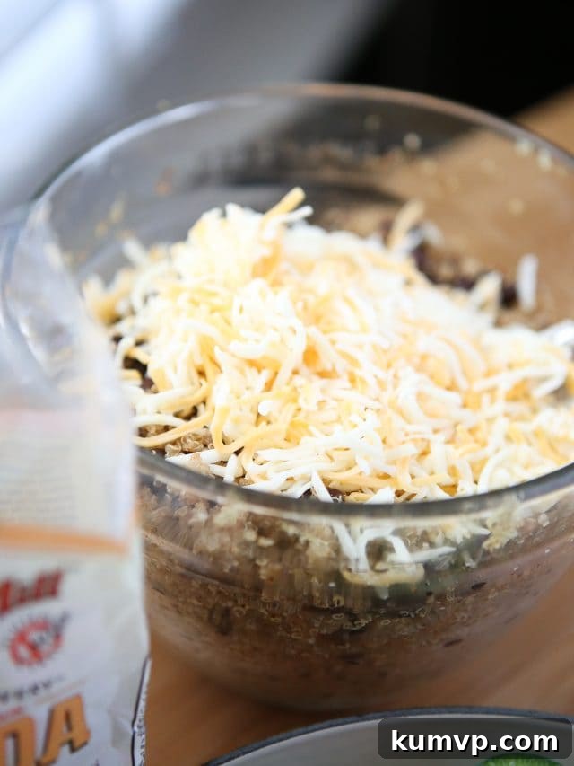 Fiesta Stuffed Bell Peppers 5 Vegetarian Enchilada Stuffed Peppers - the quinoa and black bean filling is so hearty and full of flavor, you won't miss the meat in this dish! recipe via aggieskitchen.com