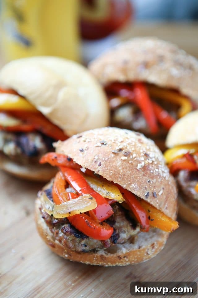 Italian-Spiced Turkey Slider Bites 2 You'll love these Italian Turkey Sausage Sliders - blended with mushrooms for extra nutrition!