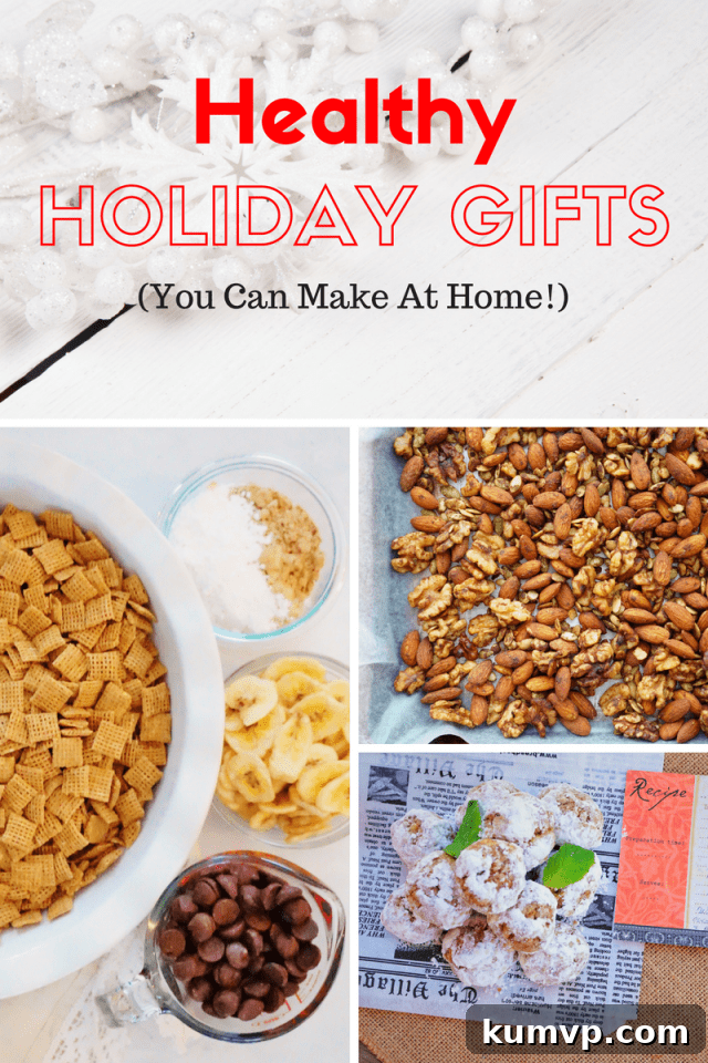 Healthy Holiday Gifting Made Easy 2 DIY Healthy Holiday Gifts - Thoughtful and Nutritious Homemade Food Gift Ideas for a Healthier Holiday Season