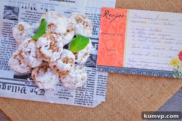 Healthy Holiday Gifting Made Easy 5 DIY Healthy Holiday Gifts - A classic snowball cookies recipe, made healthy and vegan with heart-healthy nuts and peanut butter