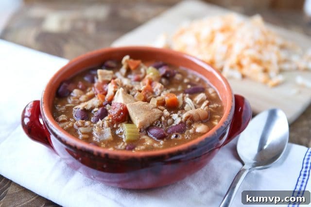 Ingredients for Slow Cooker Chicken and Farro Chili from aggieskitchen.com